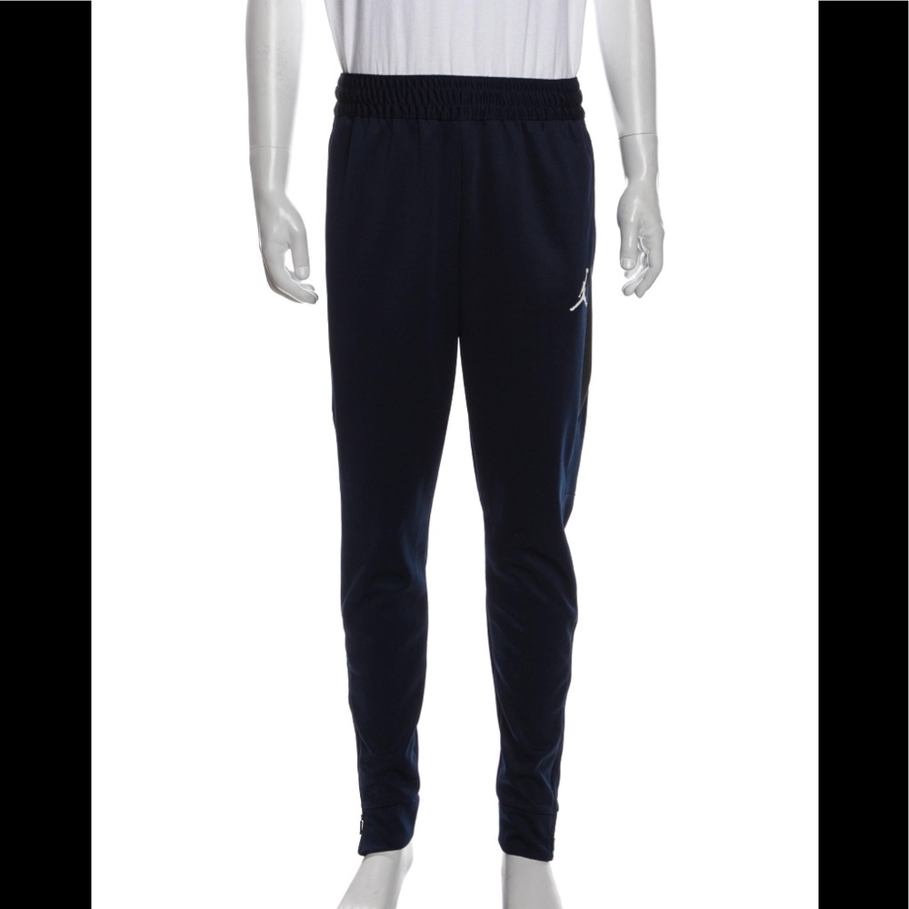 NWOT Jordan Navy Blue and Gray Dri-Fit Joggers